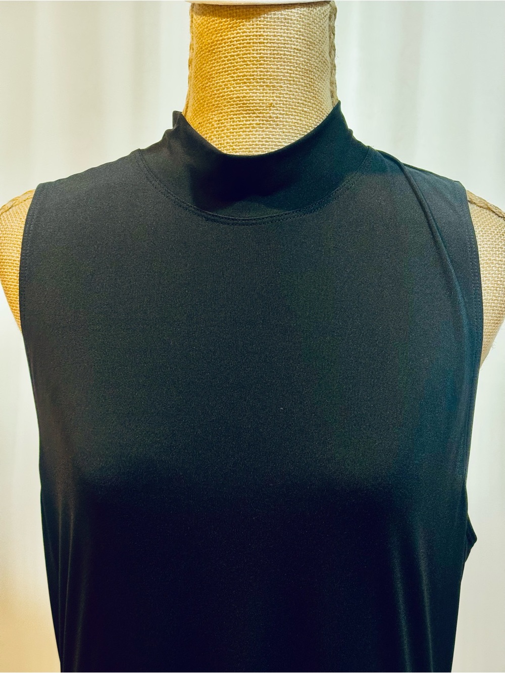 Theory Black Sleeveless Maxi Dress, Elegant style, size L - Picture 7 of 16